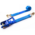 2" 6T 50mm Wholesale Heavy Duty Ratchet Buckle Cargo Lashing Straps With 2 Inch Double J Hooks