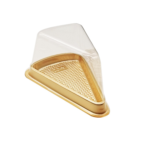 Plastic Slice Cupcake Container Clear Triangle Cake Box