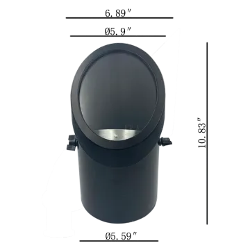 Aluminum Low Voltage AR111 Under Ground Light