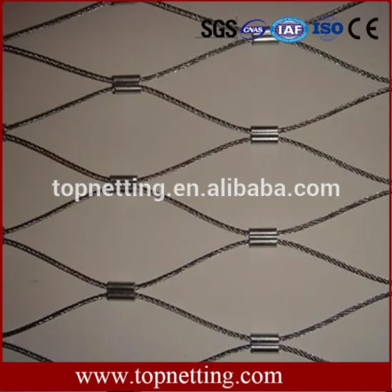 Flexible Inox Line Cable Mesh / Rope Mesh
