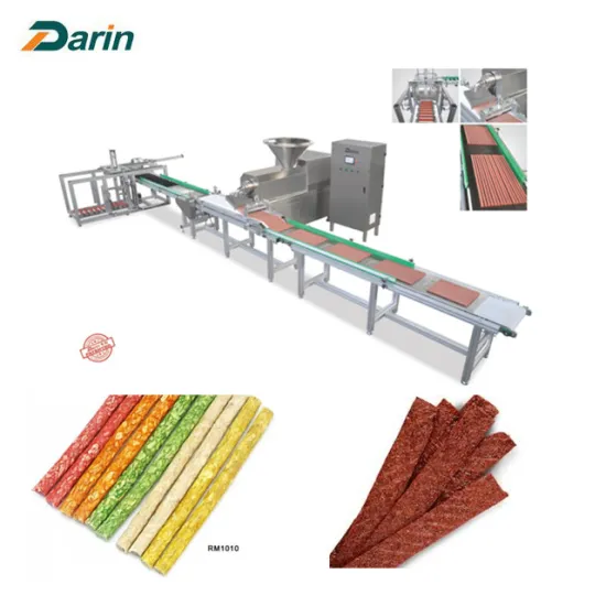 Auto Meat Strip Machine Traying System