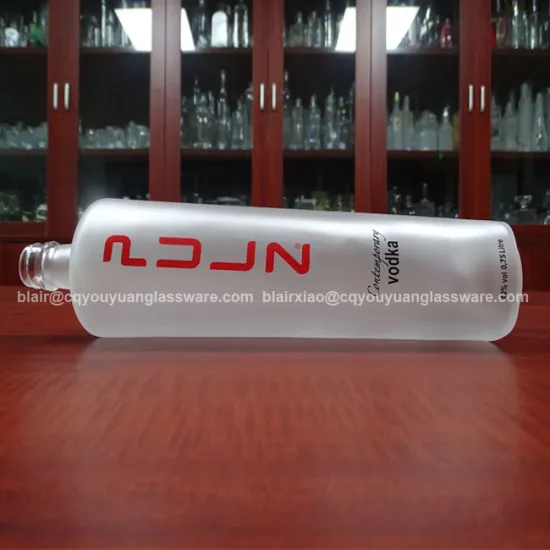 Heavy Base The Best Liquor Bottles Vodka 750 ML Glass Wine Bottle