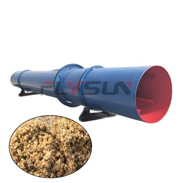Desulfurized जिप्सम और रेत सुखाने के लिए उच्च गुणवत्ता वाले रोटरी ड्रम सुखाने की मशीन