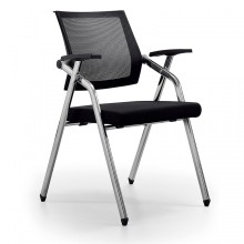 Fabric Work Chair Foldable Mesh Office Chair Space-Saving Design Manufactory