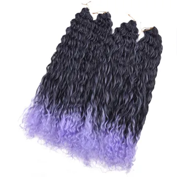 water wave crochet  in Synthetic Hair Extension Ocean deep water Wave Braiding  bundle  Hair Crochet Braids Hair