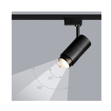 30W COB FOKUS DEAtble Salun Sudut Lampu Track LED Dimmable Dimmable Dimmable