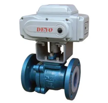 Electric Flange Lining Fluorine Ball Valve