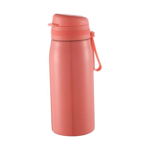 Stainless Steel Cup With Straw Kids Drinking Bottle