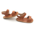 High Quality Leather Rubber Hard Sole Sandals