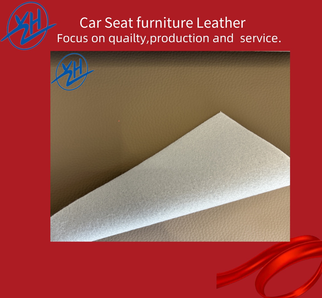 Ligero de cuero de tapa del asiento del automóvil de 0.75 mm