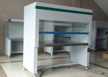 800w Stainless Steel Vertical Portable Clean Rooms , Laminar Flow Clean Bench