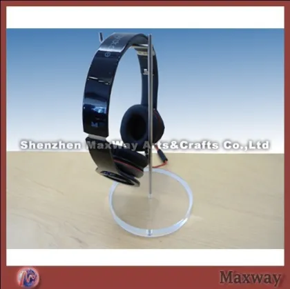 Clear Acrylic Apple Store Headphones Rack
