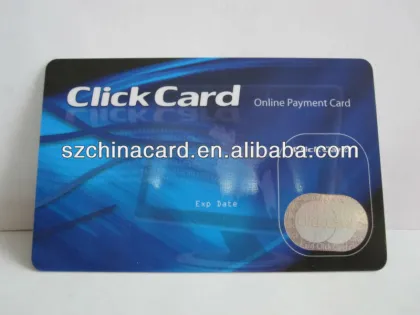 Security Hologram Sticker PVC VIP Card