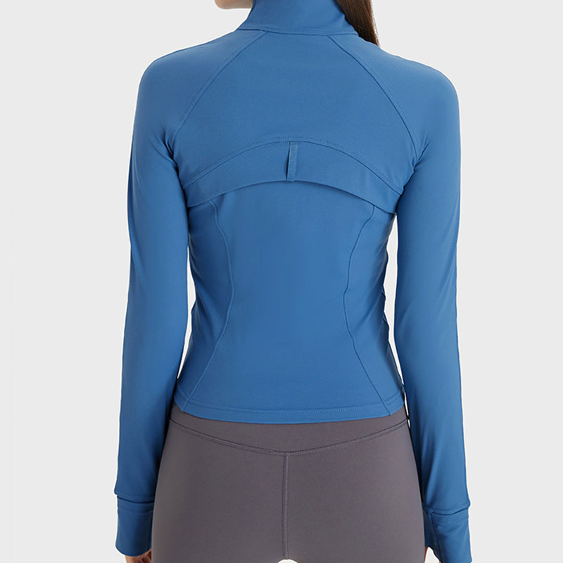 Horse Riding Apparel Clothing Women's Base Layer Blue Jacket