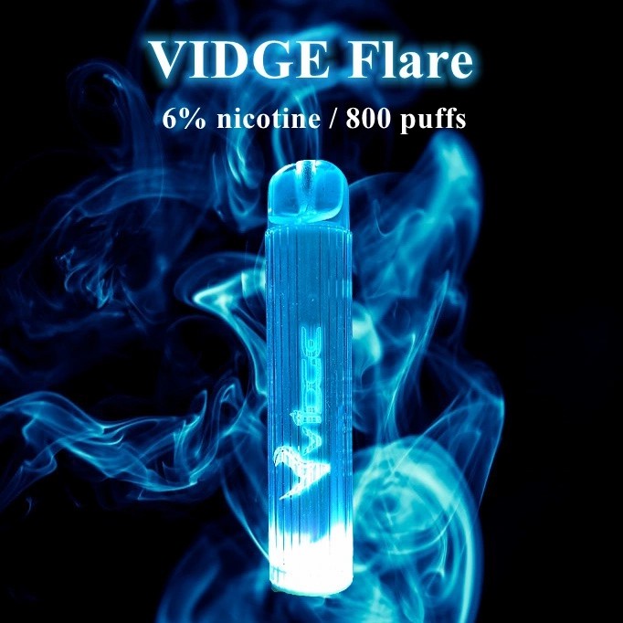 Disposable Vape E-Cig Device 800puff Vidge Flare