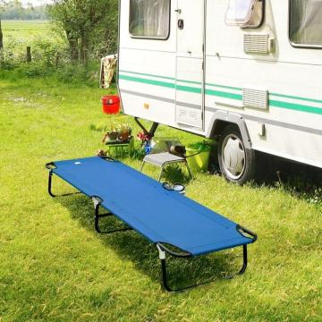 Berço de acampamento portátil de alumínio com bolsa de transporte para adultos