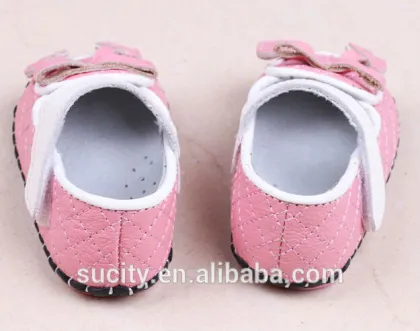 wholesale hot sale non-slip oxford leather sole toddler red shoes