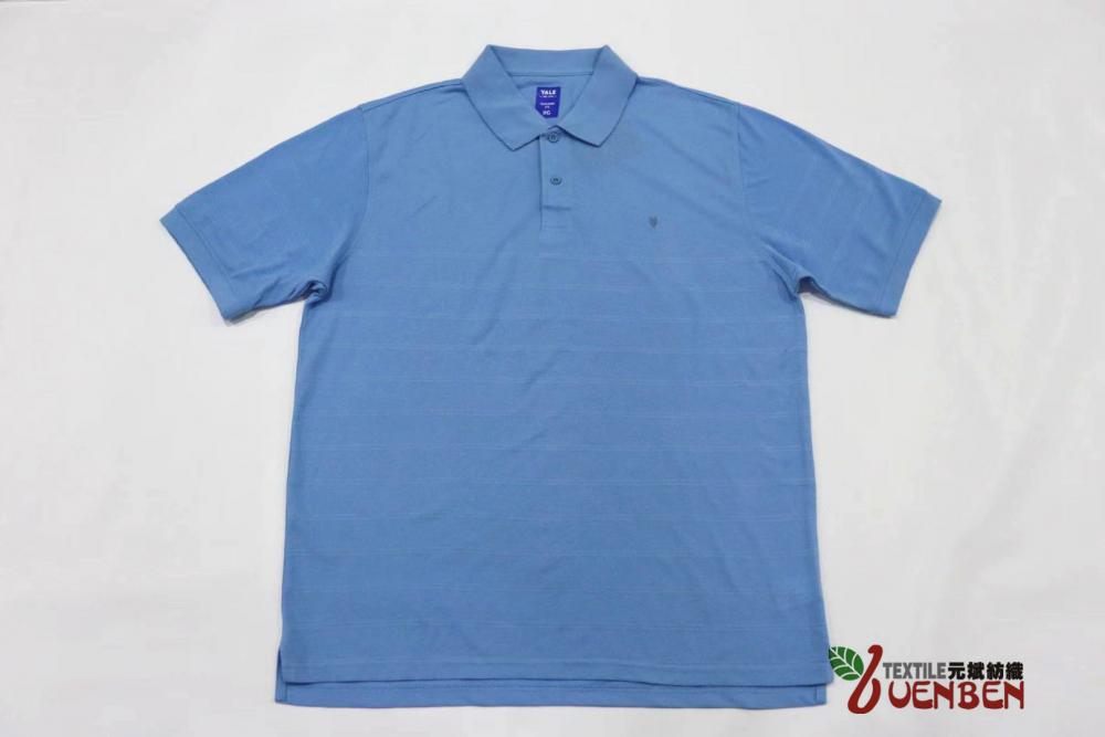 65%Poly 35%Cotton Jacquard Short Sleeve