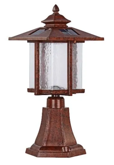 Aluminum Led Outdoor Landscape Lights / Yard Brown Solar Lights For Home