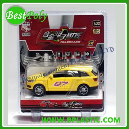 Blister card printing for toy, toy blister packaging