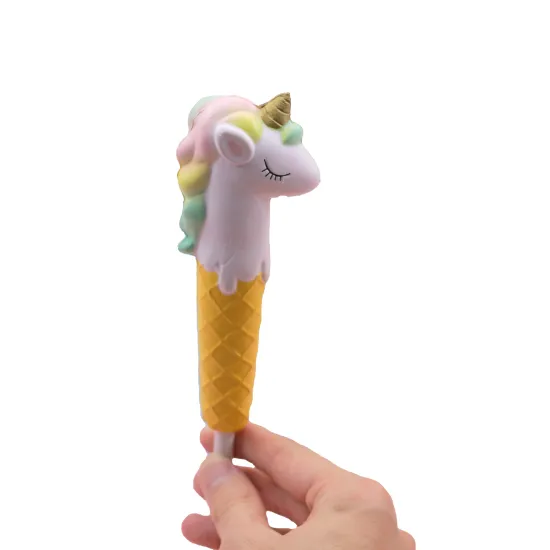 Wholesale High Quality PU Toy Pen Loop Unicorn Model - Kids Toy Squishy Promotional Gift 2023