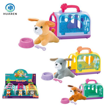 Wholesale Eco-Friendly Dog Toy Gift Set: Multi-Color Plush Carrier & Interactive Toys for Puppies