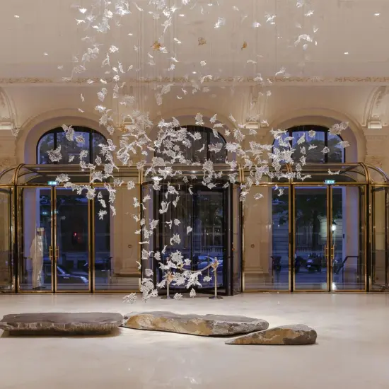 Modern romantic design Big hotel crystal chandelier lighting