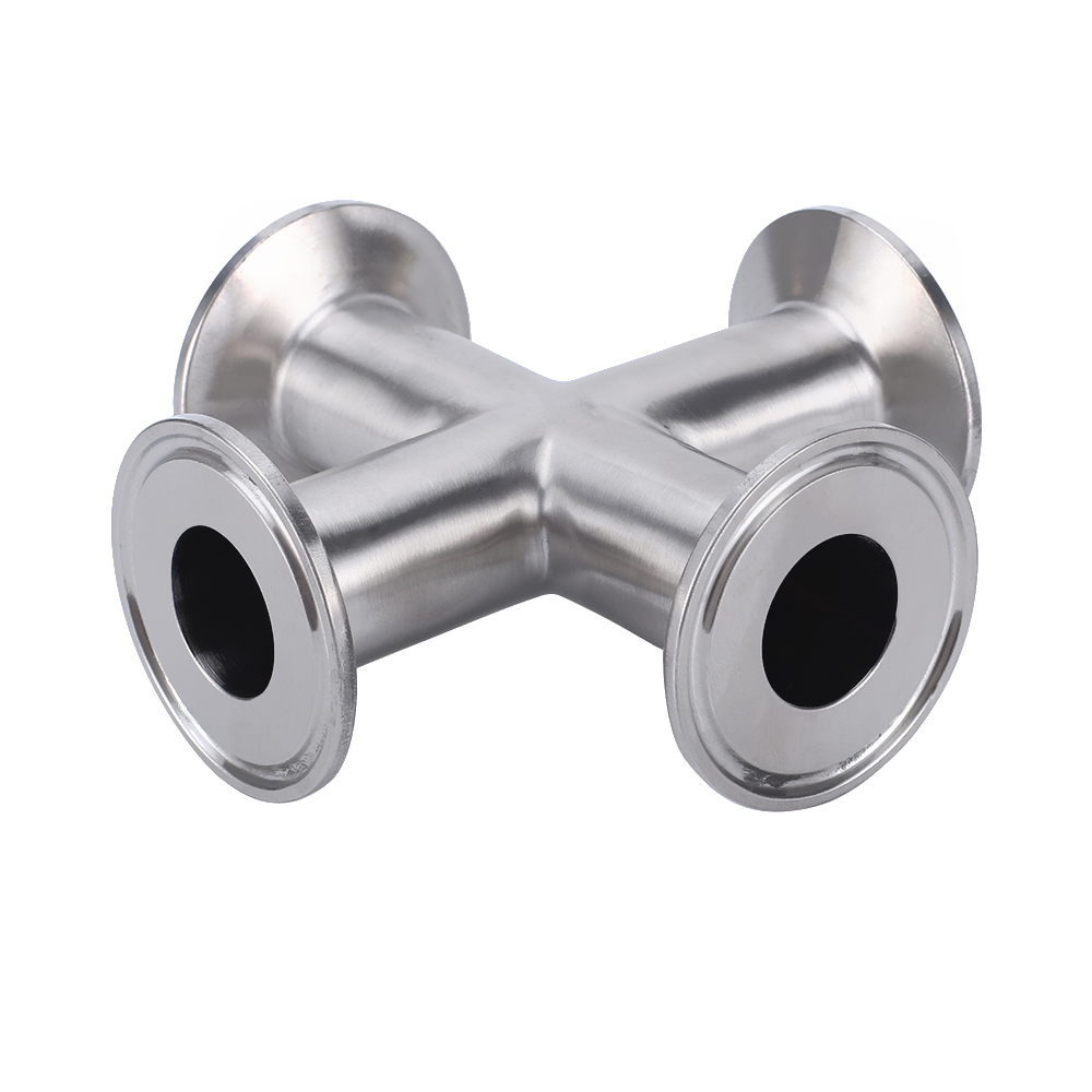 Ss304 Equal Tri Clamp Cross