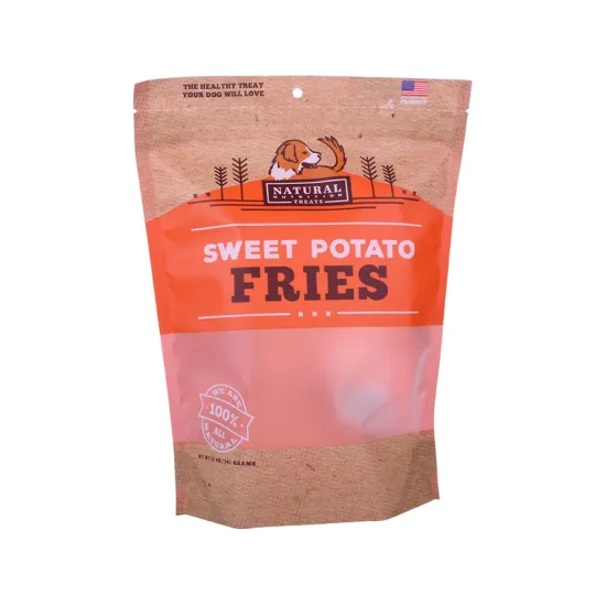 Resealable Pet Food Plastic Bag with zipper