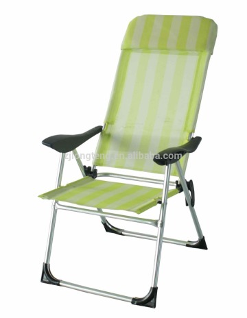 Lightweight portable outdoor folding aluminum adjustable outdoor chair,outdoor folding chair