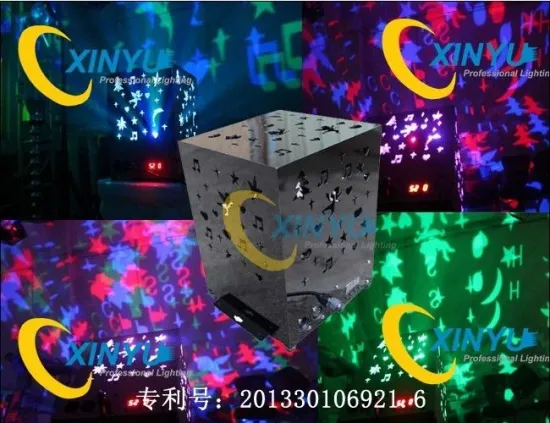 High Brighness Led Effects Lighting Gobo Pattern For Stage