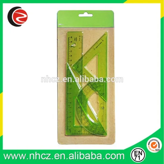 Green Office Ruler Set