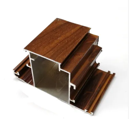 casement windows wood grain aluminum bulding materials