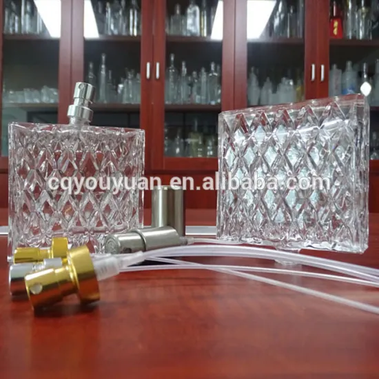 Unique Custom Flint Glass Perfume Bottle 100 ML Sale of Cheap Glass