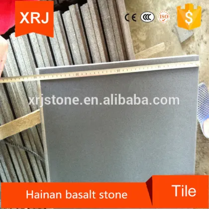 artificial black basalt stone flooring outside stone floor