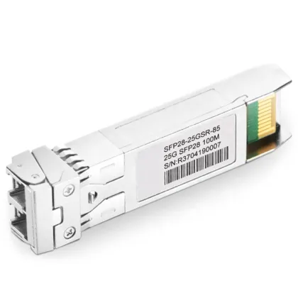 25GBASE-SR SFP28 850nm 100m DOM Optical Transceiver Module - Compatible with Huawei, Ericsson, Intel, H3C, Finisar