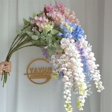 YC 3233 Artificial Silk Wisteria Ceiling Flowers for Wedding Decor