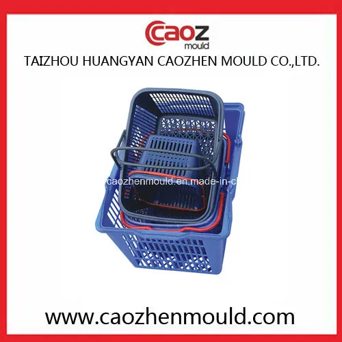 Plastic Supermarket Shopping Basket Mould in China