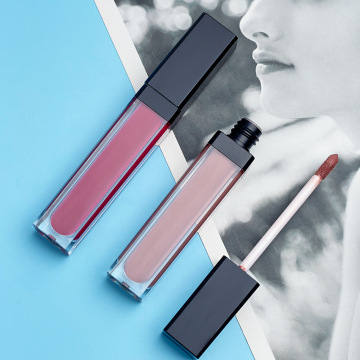 Customizable Multi-Color Long-Lasting Lip Gloss in Square Tubes