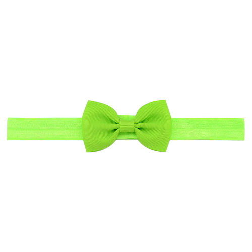 huvudet hår elastiska band Grosgrain Ribbon Bow Girl