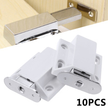 10pcs Kitchen Door Stopper Push To Open Damper Buffers Drawer Latch Door Closer For Furniture Hardware Cabinet Catch