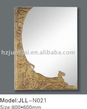 Bathroom mirror glass shelves with mirror bath mirrors