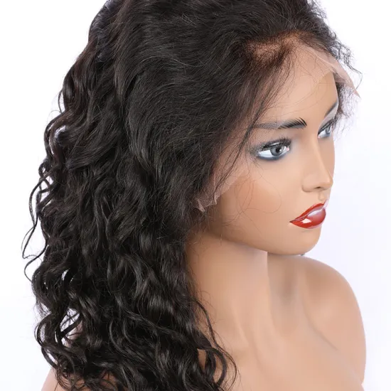 4*4 closure Wig water wave Lace Front HD Transparent Lace Wigs Human Hair Wigs 4*4 lace Brazilian human hair water