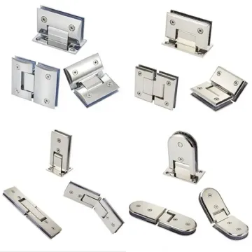 Elegant Shower Glass Door Hinge in Stainless Steel