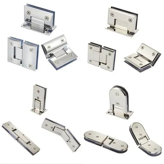 Elegant Shower Glass Door Hinge in Stainless Steel
