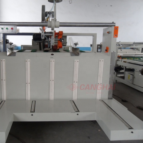 semi-auto cardboard box folder gluer machine