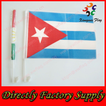 Factory wholesale cheap Cuba car window flag