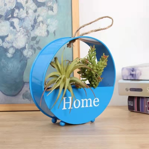 Iron wall decorative wall hanging flowerpot