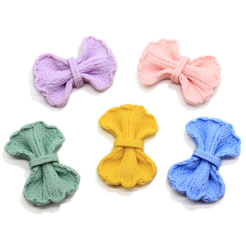 I più caldi colorati ciondoli in resina Bowknot Decorazione fai da te Artigianato Ragazze Accessori per ornamenti a forcina Accessori per gioielli per bambini Negozio di abbellimento