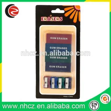 Eraser with Sharpener Stionery Set